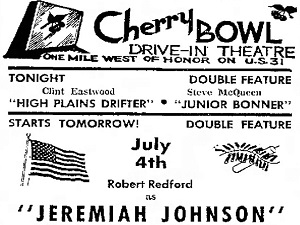 Cherry Bowl Ad 7/3/73