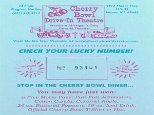 Cherry Bowl Ticket