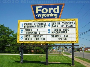 Ford-Wyoming 1-5 Drive-In 5/30/10